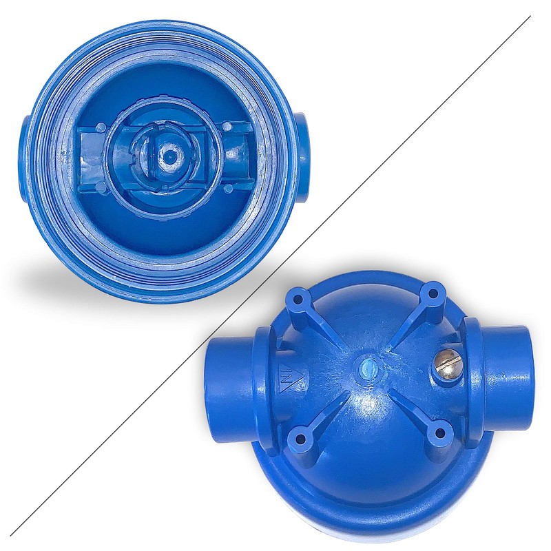 European Design Transparent Standard 10 inch Water Filter Housing, Presser