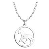 SOFIA MILANI - Women's Necklace 925 Silver - Circle Horse