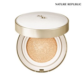 Nature Republic Ginseng Ampoule Cushion SPF50+ PA+++ (2 types) (main product + refill) N23 Natural Beige NC0136 / 진생 앰플 쿠션 SPF50+ PA+++ (2종)(본품+리필) N23내추럴베이지 NC0136