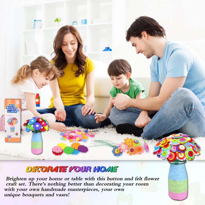 CZAYEFNH DIY Craft Set for Small Explorers from 4 Years: