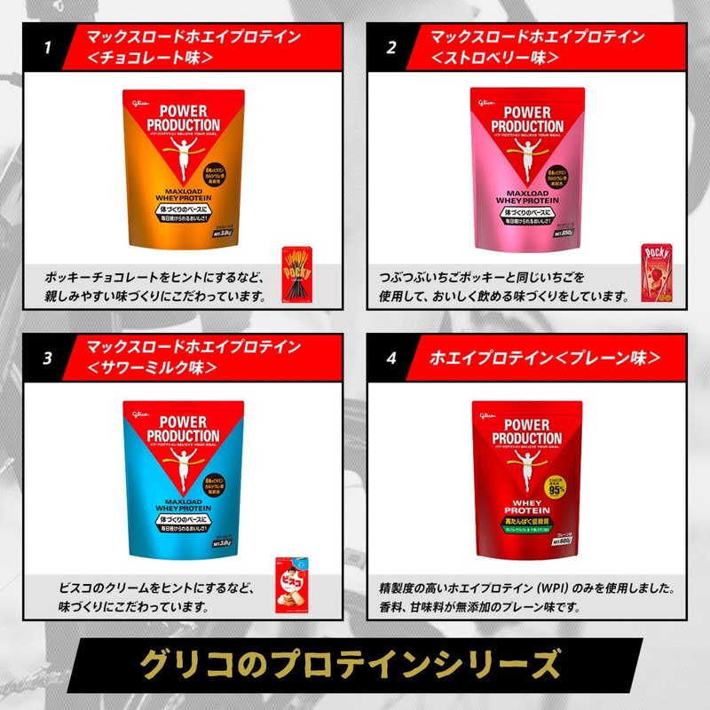 POWER PRODUCTION パワープロダクション Max Load Whey Protein, Strawberry Flavor, 850g,