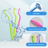 Ceonam 4-Pack End Tuft Toothbrushes, Orthodontic Toothbrush with Small Head,