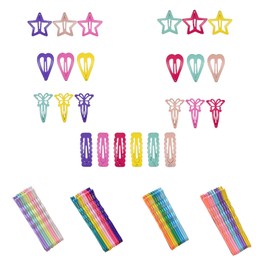 184 Piece Girls Hair Accessories Set, Colourful Pearl Hair Clips, Hair Pins, Hair Bobby Pins, Mini Star Flower Hair Clips, Metal Hair Clips, Bobby Pins for Children, Girls and Women