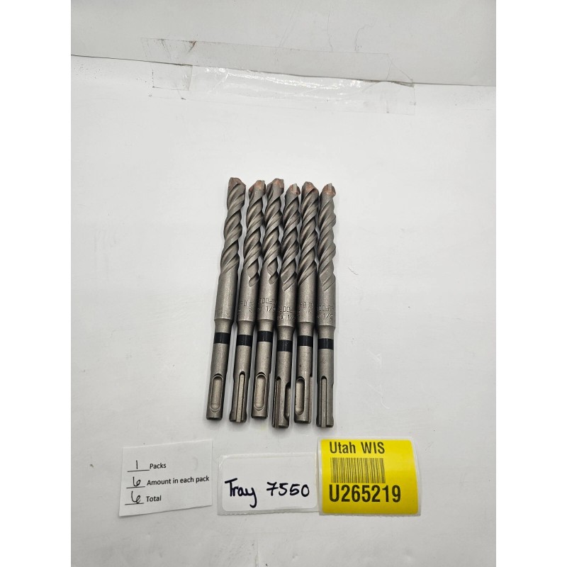 Hilti (QTY 6) Hilti 1/2 SDS Plus Hammer Drill Bit