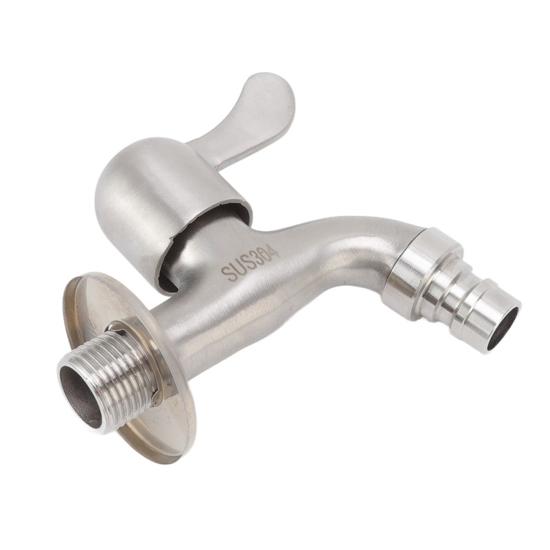 G1/2 Washing Machine Tap Leakage Proof Cold Water Stainless Steel