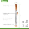 Tovolo Tip Top Tongs, Easy-Grip Kitchen Tongs for Cooking With