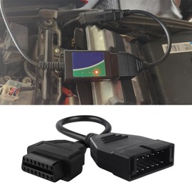 Lyxheth OBD1 to OBD2 GM Adapter, OBD1 Scanner, Car Diagnostic Extension Cable, Car Accessories OBD1 12 Pins to OBD II 16 Pins Socket Scan Diagnostic Extension Tool Cable Connector Replacement for GM
