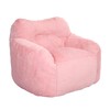 Warmiehomy Bean Bag Chair with Armrests Stuffed High-Density Foam -