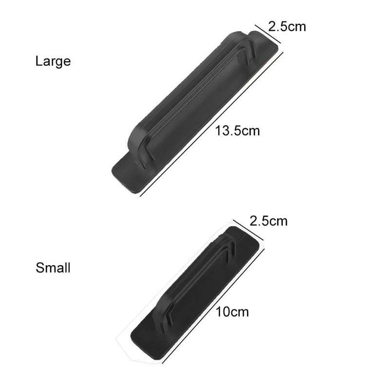 GUEDKIKL 4Pcs Self-Adhesive Cabinet Handle Stick on Door Handles, No
