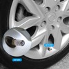 TK-KLZ 5Pcs Chrome Car Tire Valve Stem Caps for Honda