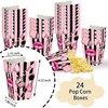 24 Pcs Girls Makeup Party Popcorn Boxes Make Up Birthday