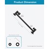 11 Inch Adjustable Shower Head Extension Arm With Locking Set