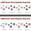 Tanstic 72 Sets 14mm and 18mm 4 Color Round Magnetic