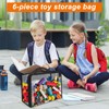 YEXEXINM 6 Pcs Toy Storage Bags, Clear PVC Organiser Bags