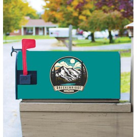 Breckenridge Colorado Design A Souvenir Magnetic Mailbox Cover