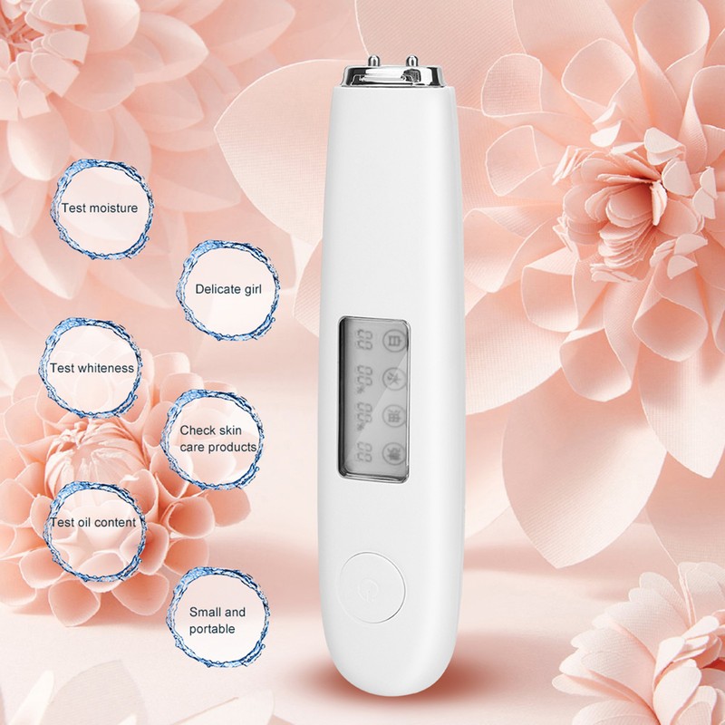 Skin Oil Content Moisture Analyzer Face Skin Elasticity Whitening Degree