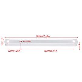 Drawer Guide Strips, 5 Pairs Plastic Rails for Drawers, Extendable Organiser, Storage Tools for Furniture Drawer (298 mm)