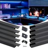 Muzata 10Pack 3.3FT/1M Plus-Size LED Channel System for Waterproof LED