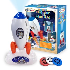 Two-in-One Space Projector & Night Light for Kids | Space Image Projection Lamp Lights Up Your Child’s Room with a Galaxy of Glowing Planets, Stars, and Space Images | 24 Colorful Images