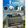 Spopal Portable Shower for Camping with 5-Gallon Water Jug, 10000mAh