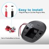 Partsam 3PCS Amber Cab Marker Roof Running Light Cover +