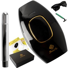 IPL Epilator with Light Pulse for Women/Men, Long Lasting Results, 5 Intensity Levels, Easy to Use at Home, for Face/Body, Fast and Painless, Eyebrow Hair Remover in