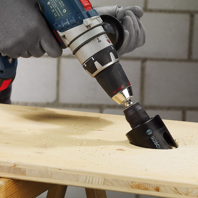 Bosch Accessories Professional 8-Piece Edge Hole Saw Set (For Wood,