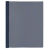 Winnable Clear Front Report Covers, 3-Prong, Letter Size, Dark Blue,