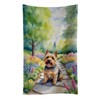 Norwich Terrier Spring Path Kitchen Towel