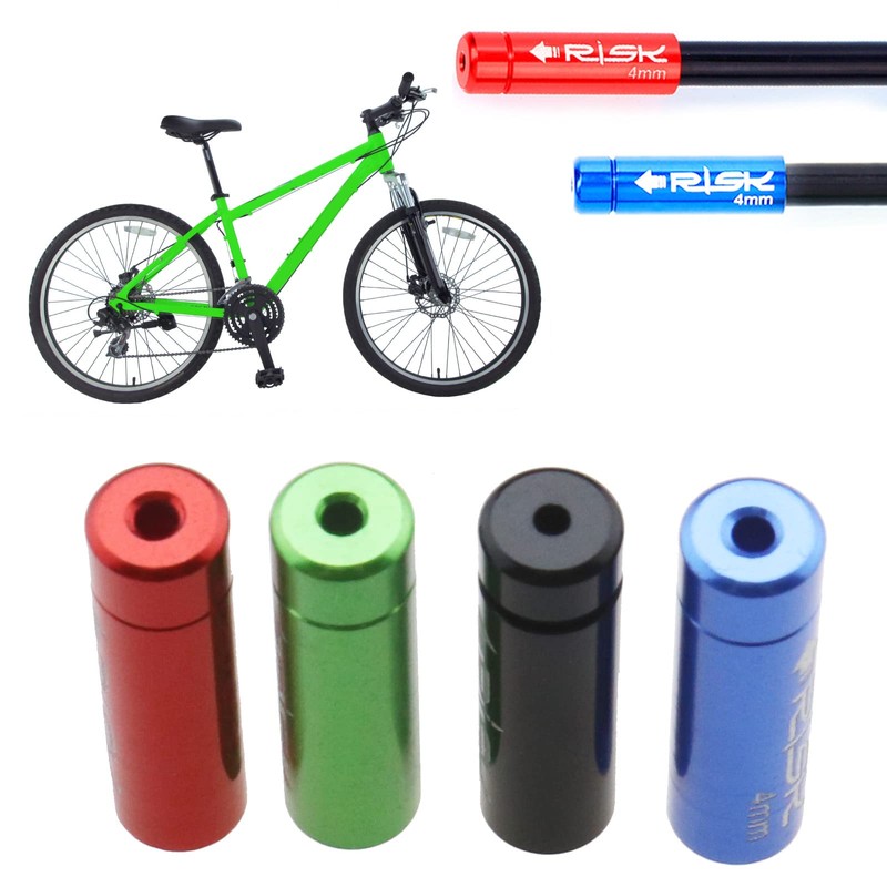 eMagTech Pack of 16 Bicycle Brake Cable End Caps Rear