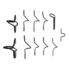 River Peak Titanium hurairoddogaidosetto 9 '4 – WT 4PC For Top sune-ku・ki-pa- Meter,