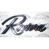 CARS 1979-1985 Buick Riviera Chrome Monogram | Script | Emblem