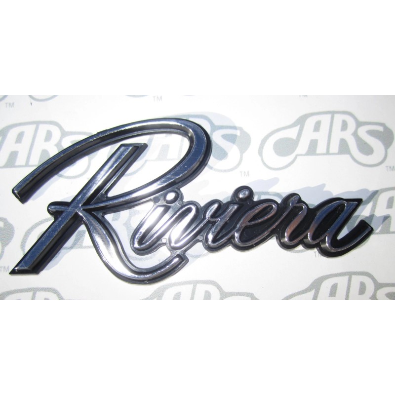 CARS 1979-1985 Buick Riviera Chrome Monogram | Script | Emblem