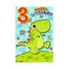 Dinosaur Birthday Card for 3rd Birthday. 3 Happy Birthday