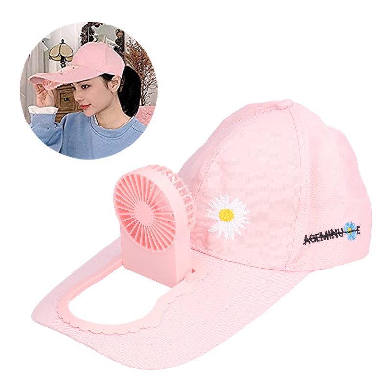 Cooling Fan Hat USB Charging Breathable Shade Sunscreen Fan Hat