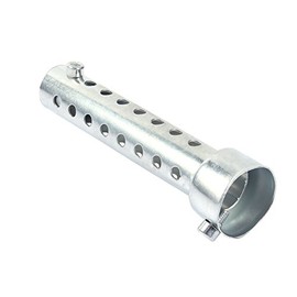 Motorcycle Muffler, Universal Silver Motorcycle Exhaust Can DB Killer Muffler Insert (35mm)