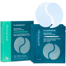 Patchology Set de 5 Parches para Ojos Nocturnos con Retinol y Péptidos Antienvejecimiento que Reducirán las Ojeras y Evitaran el Envejecimiento del Contorno de tus Ojos