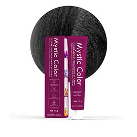 Mystic Colour Permanent Cream Dye with Argan Oil and Marigold - Long-Lasting Hair Colour - Super Light Blonde Colour 9-100 ml