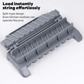 guogiyala Kebab Maker Press: Manual Kabob Mould - Skewers Kebab portable Barbecue Tool(Grey)