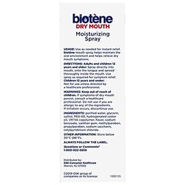 Biotene Mouth Spray, Gentle Mint, 1.5 Ounce Bottle Multi Packs (4)