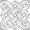 Stained Glass Supplies - Celtic Square Bevel Cluster EC829 7
