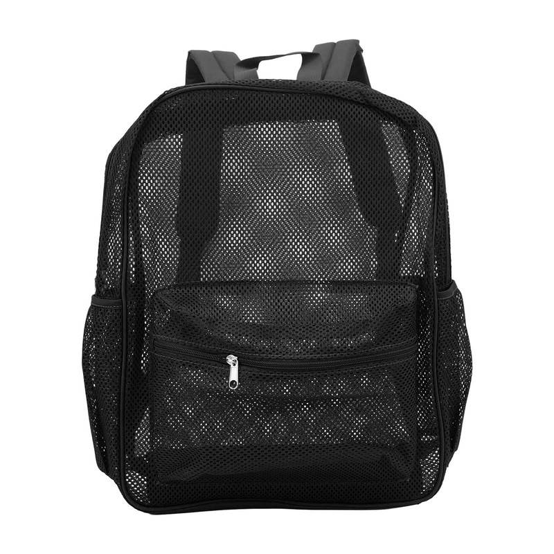 Mesh Backpack Heavy Duty Lightweight Large Capacity Washable See Through