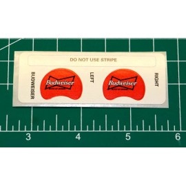 Budweiser 1980s - 1990s BUD Budweiser FACTORY DIECUT decals *DECAL SHEET ONLY* OPI decals