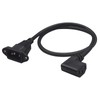 Strhowill IEC320 C13 to C14 Power Cable, 0.6m/1.96ft, 90-Degree