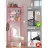 GloTika 3-Tier Over The Toilet Storage, Space Saver Metal Bathroom