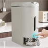 12 Lbs (7.3kg) Rice Container with Measuring Cup, Upgraded Built-in