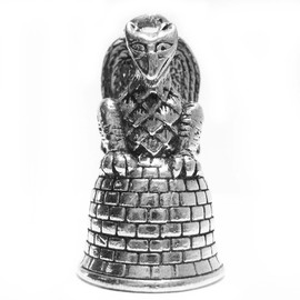 Guardian Gargoyle Motorcycle Biker Luck Gremlin Riding Bell or Key Ring