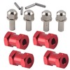 Acouto RC 12mm Hex Wheel Hub Metal Adaptor for Hsp