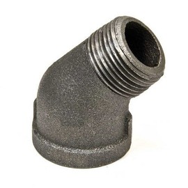 Jinan 3/4" BLACK MALLEABLE IRON STREET 45 ELBOW DEG 45° fitting pipe npt
