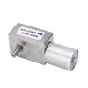 DC Geared Motor Double Shaft Rotation Direction Adjustable Square Turbine
